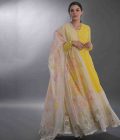 Yellow and white cutwork