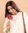 Red heart kurta pant with slip - Image 3