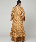 Long shrug jacket, crop top and skirt set - Image 2