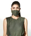 Olive Mask in Chanderi