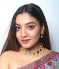 Multicolor Kundan necklace set