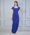 Drape Dress With Biased Cut Sleeves