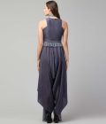 Grey drape jumpsuit - Image 2