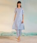 Straight panelled kurta