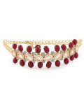 Beaded Choker With Red Onyx Tumbles - Image 3