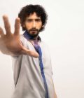 Grey-Blue Collar Colorblocked Shirt - Image 2