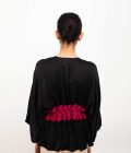 Black-Wine Short Cape - Image 2