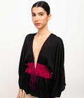 Black-Wine Short Cape - Image 3
