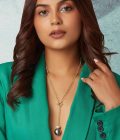 Gold Polish Lariat Necklace With Grey Pearl