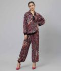 Concrete jungle print  jacket set