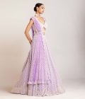 Lilac pearl drop lehenga set