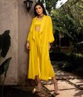 Refreshing yellow jacket set