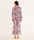Floral Print Victorian Shirt & Pant Co-Ord Set - Image 3