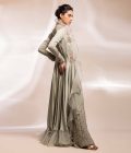 Drape dress with a cape - Image 3