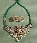 Transcendent Polki And Pearl Choker