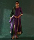 Chanderi kurta set
