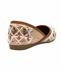 Carisaa Embroidered Pink Juttis for Women - Image 3