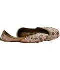 Carisaa Embroidered Pink Juttis for Women - Image 2