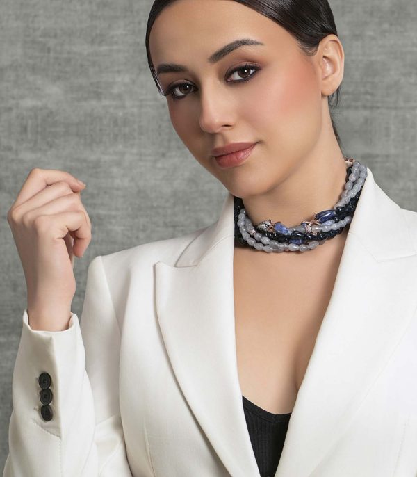 Illuminating Multi-Colour Beaded Choker - Image 2