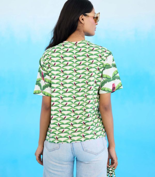 Ivory parakeet t-shirt - Image 2