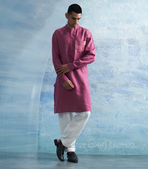 Classic straight kurta set - Image 2