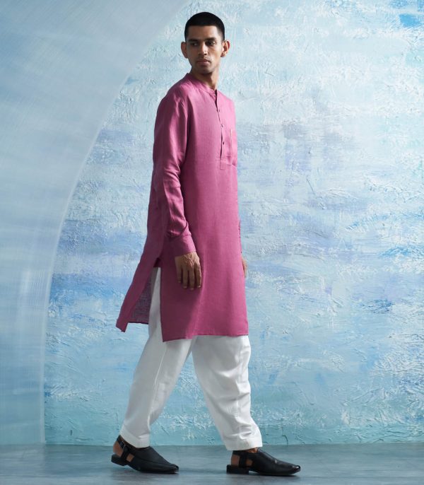 Classic straight kurta set - Image 3