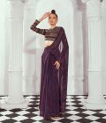 BYZANTINE EMBRIORED CROP TOP