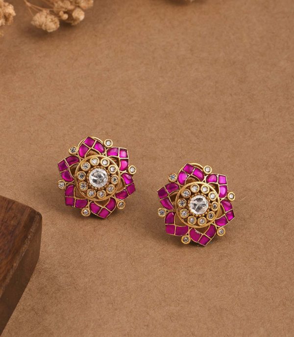 Blush Star Stud Earrings