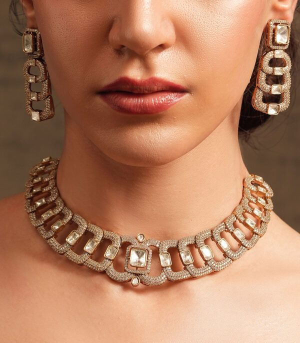 Antique Diamond Choker Set - Image 2