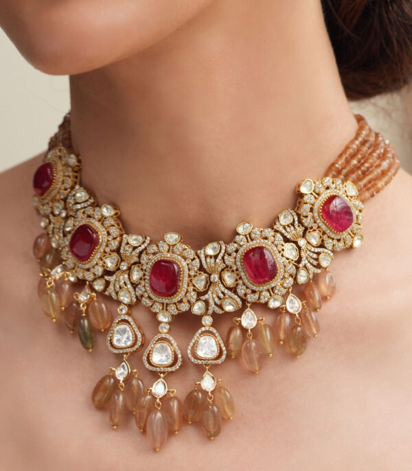 Scarlet Majesty Choker Set