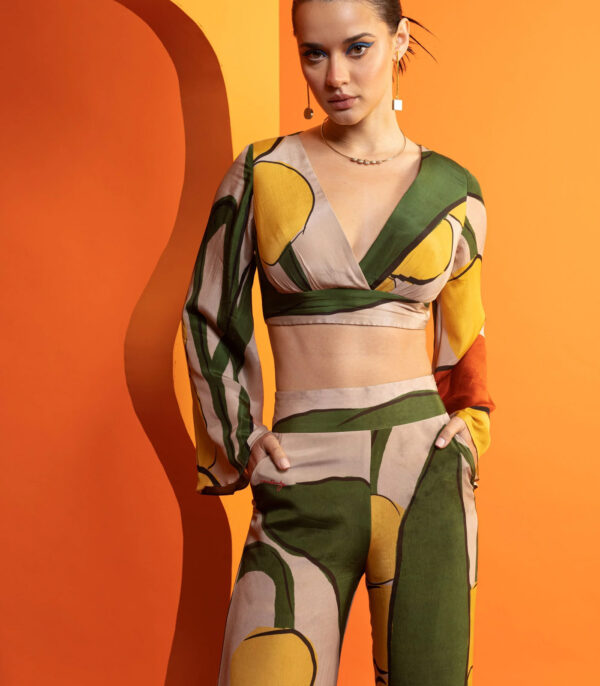 GATHERING DETAILED BUSTIER WITH PANTS - Image 2