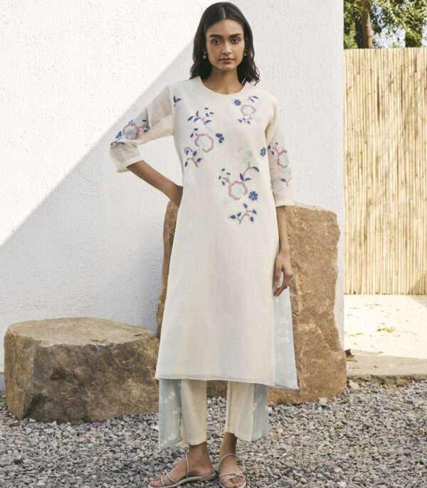 Pearl Applique floral Co-ord set