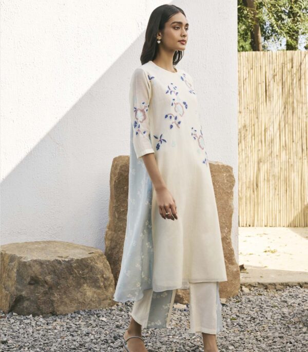 Pearl Applique floral Co-ord set - Image 2