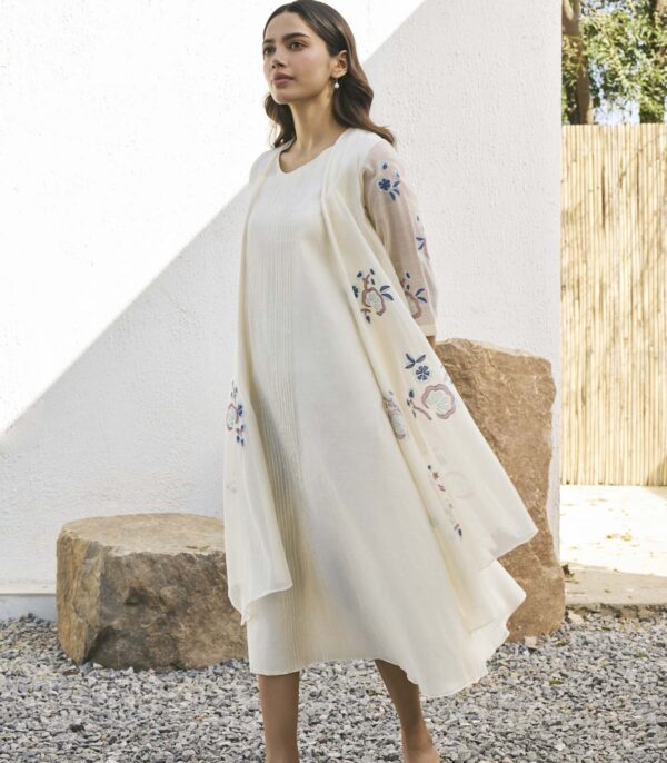 Pearl Applique jacket dress - Image 2