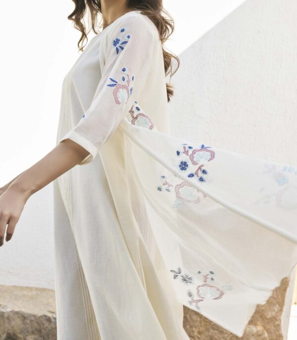 Pearl Applique jacket dress - Image 3