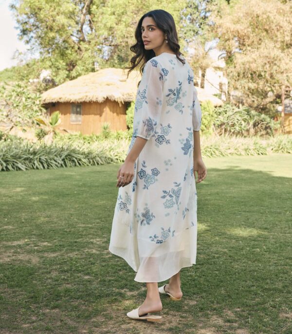 Pearl Floral Dress - Image 2