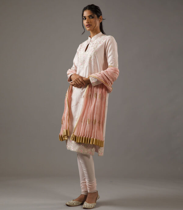 Chanderi silk kurta set