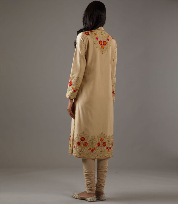 Chanderi silk kurta set - Image 2
