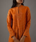 Chanderi silk kurta set - Image 3