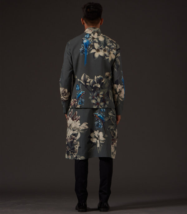 FLORAL DIGITAL PRINTED BUNDI - Image 2