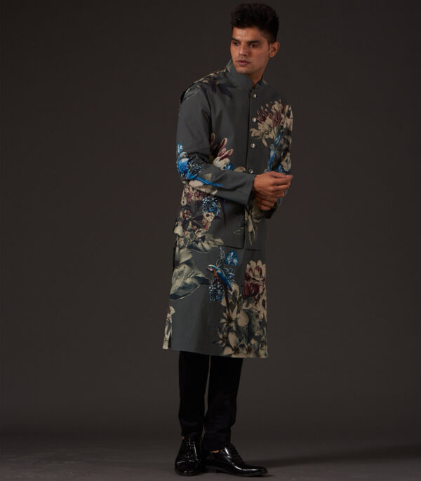 FLORAL DIGITAL PRINTED BUNDI - Image 3