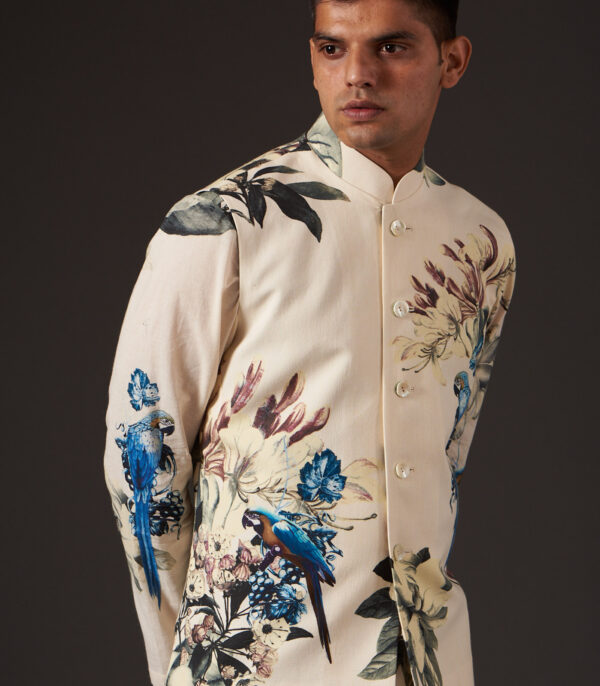 FLORAL DIGITAL PRINTED BUNDI - Image 4