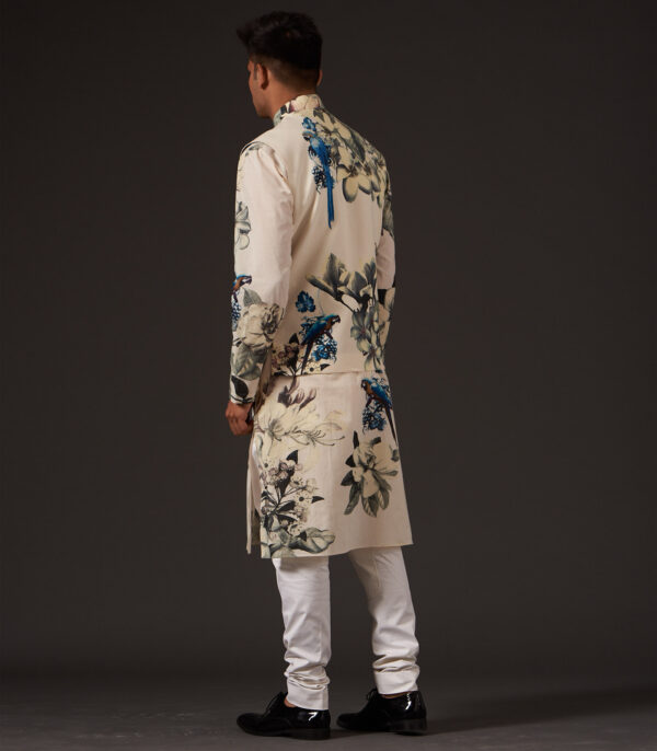FLORAL DIGITAL PRINTED BUNDI - Image 3