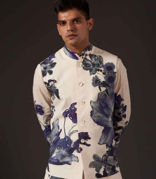 FLORAL DIGITAL PRINTED BUNDI - Image 4