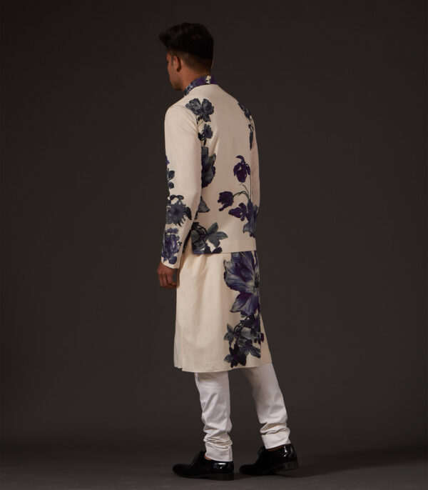 FLORAL DIGITAL PRINTED BUNDI - Image 2