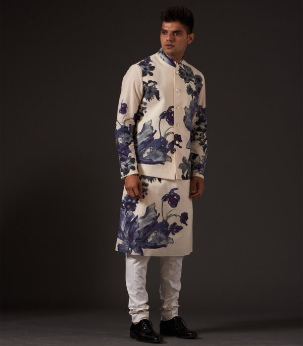 FLORAL DIGITAL PRINTED BUNDI