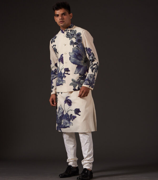 FLORAL DIGITAL PRINTED BUNDI - Image 3