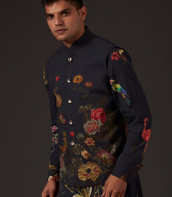 FLORAL DIGITAL PRINTED BUNDI - Image 3