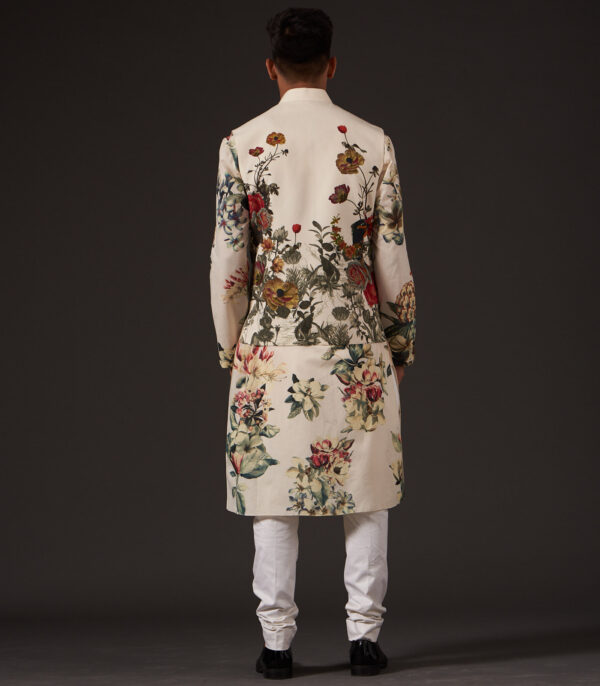 FLORAL DIGITAL PRINTED BUNDI - Image 2