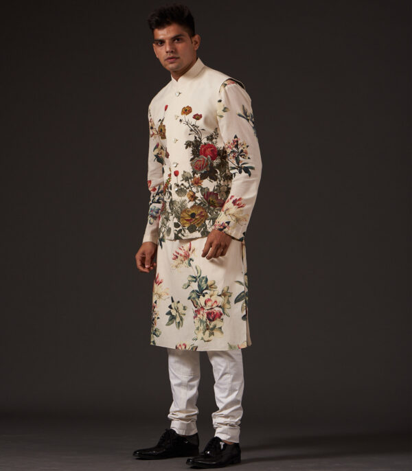 FLORAL DIGITAL PRINTED BUNDI - Image 3
